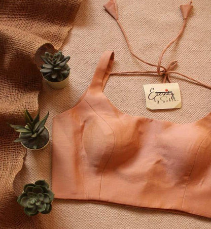 COCO Butter Saree + Beige Noorie Blouse Combo - Eternity by Sakshi