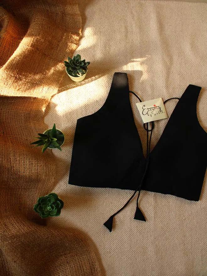 Black Evergreen Blouse - Eternity by Sakshi