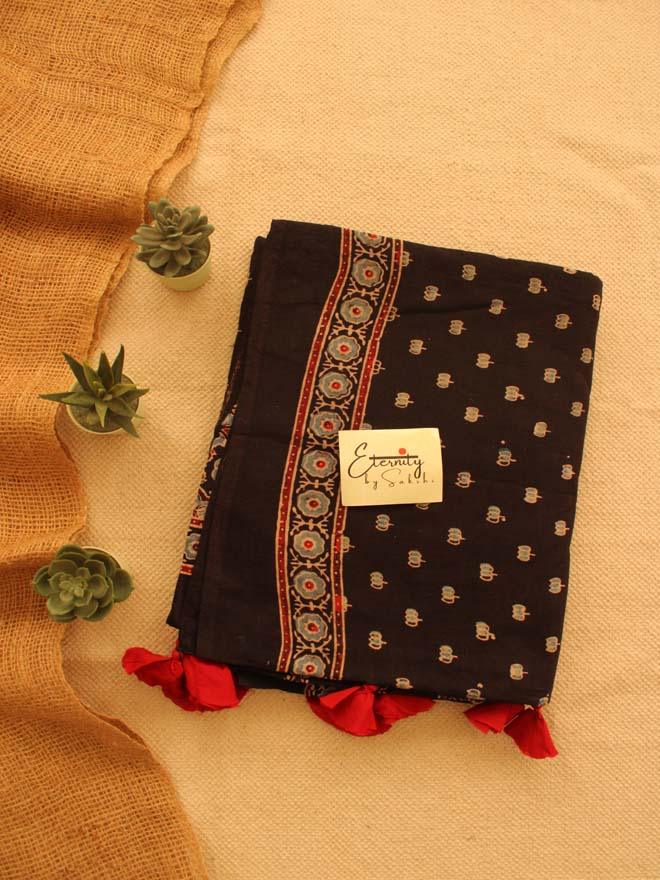 Black Malang Saree - Eternity by Sakshi