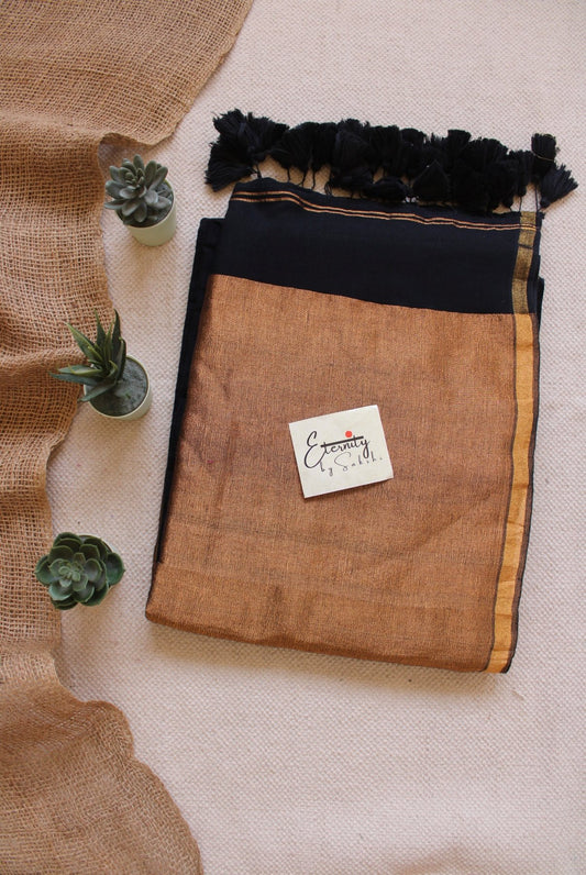 Black Polka Saree - Eternity by Sakshi