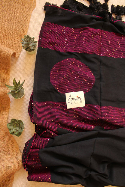 Black Shakti Saree - Eternity by Sakshi