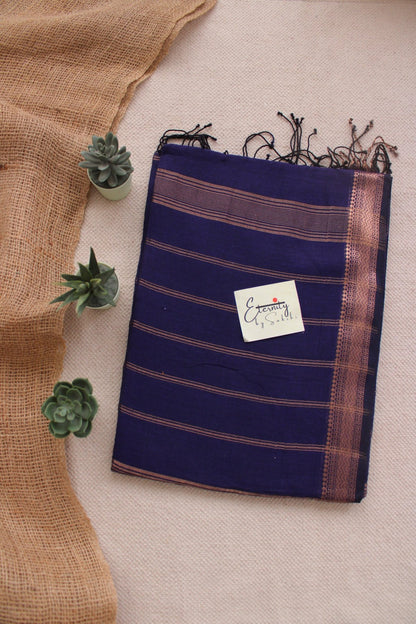 Blue Champa Saree - Eternity by Sakshi