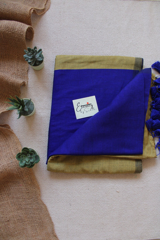 Blue Office saree - Eternity by Sakshi