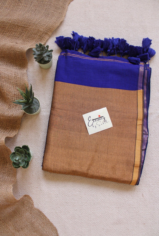 Blue Polka Saree - Eternity by Sakshi