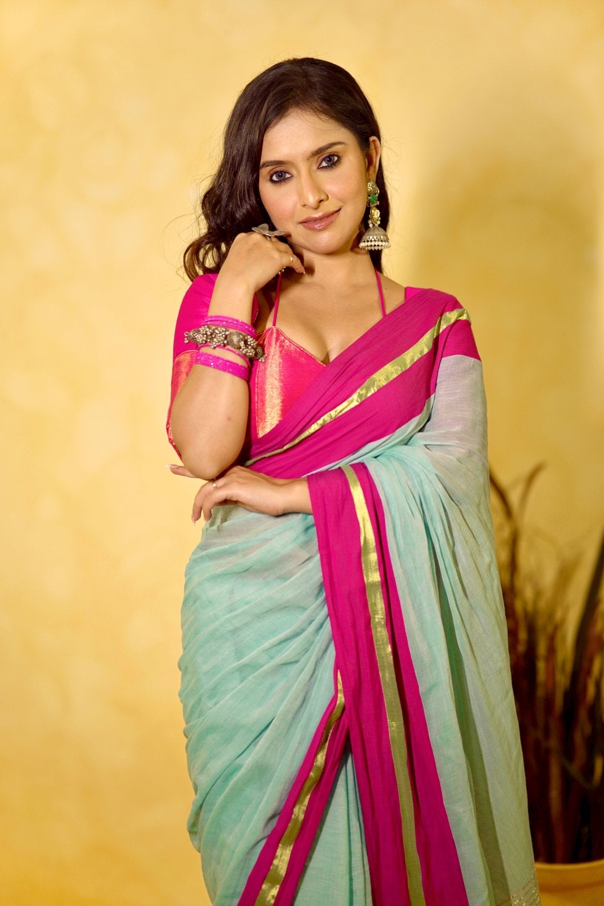 Blue Rang Saree - Eternity by Sakshi