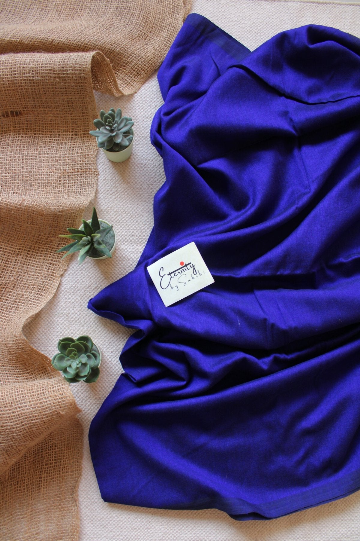 Blue Tea Office Saree - Eternity by Sakshi