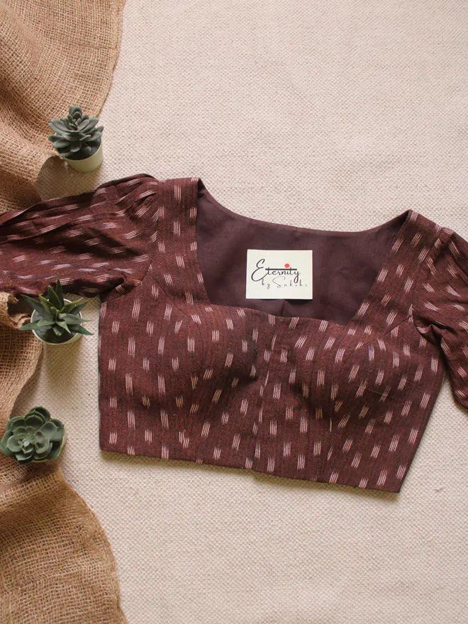 Brown Blouse - Eternity by Sakshi