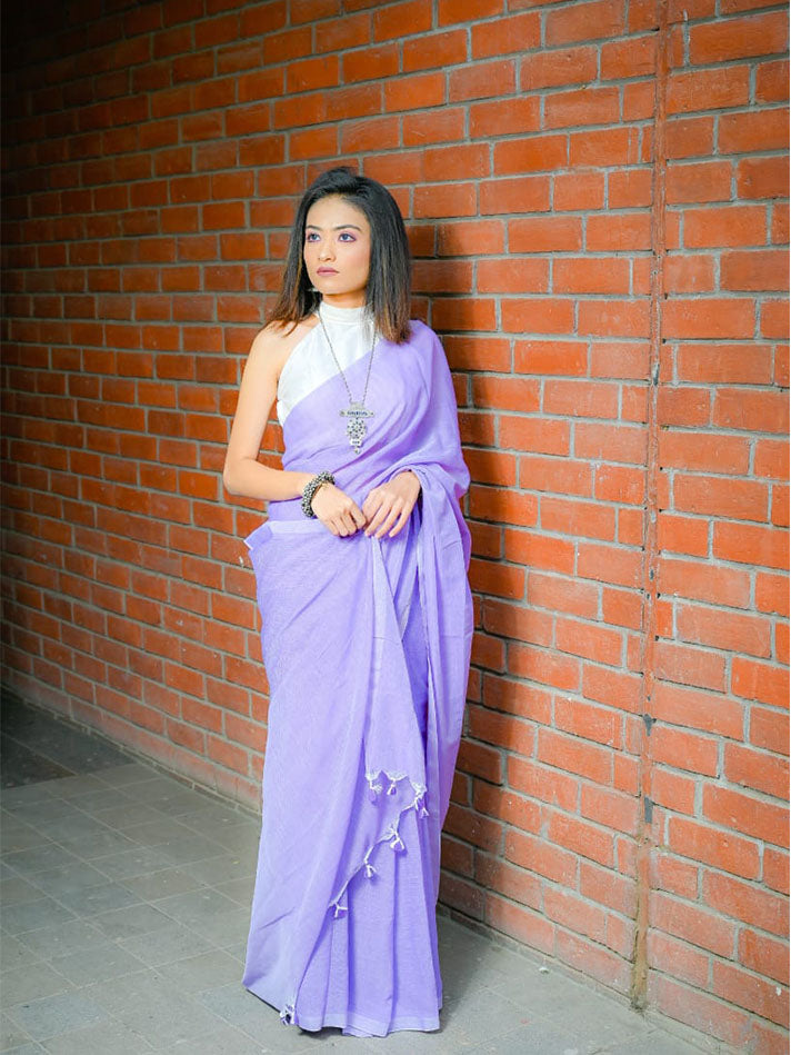 LAVENDER SAREE