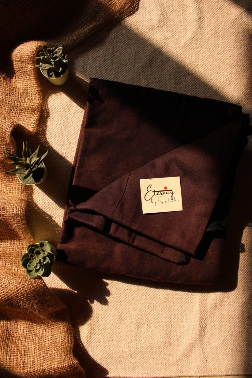 COCO Butter Saree + Beige Noorie Blouse Combo - Eternity by Sakshi