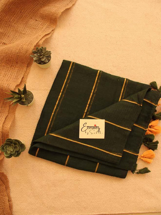 EMERALD SUTI SAREE - Eternity by Sakshi