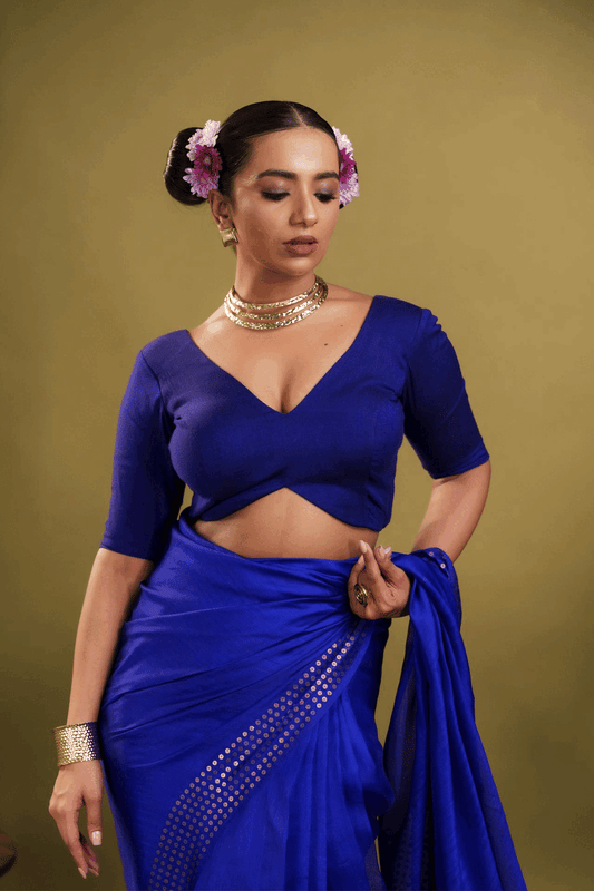 Blue Shadow Blouse