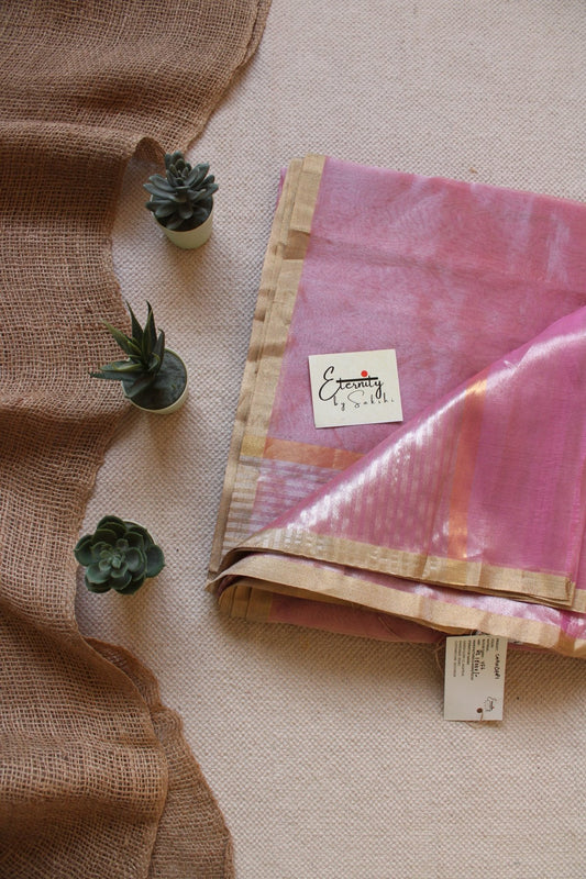 Glittery Pink Luxe Saree - Eternity by Sakshi