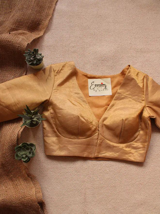 Gold Zari Blouse - Eternity by Sakshi