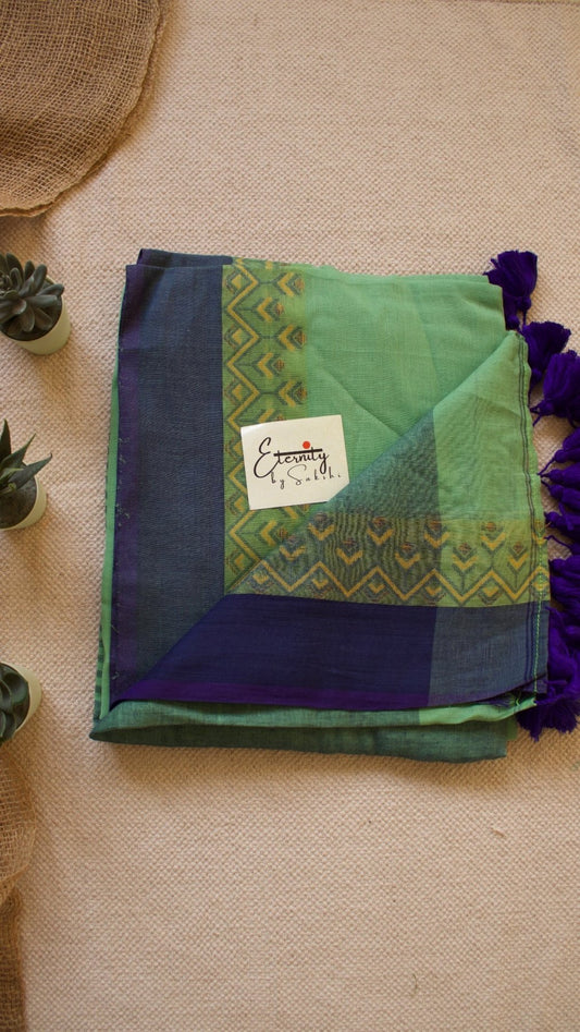 Green Mohe Saree - Eternity by Sakshi