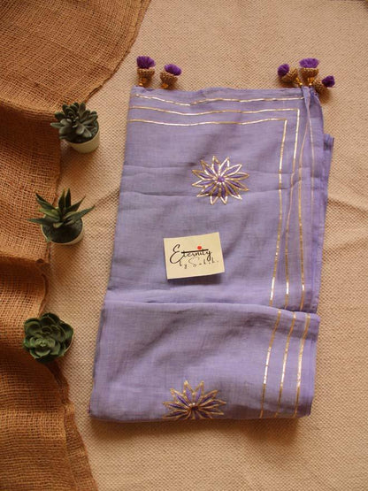 Lavender Chandani Saree - Eternity by Sakshi