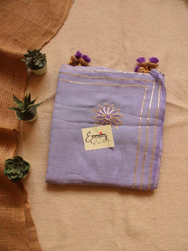 Lavender Chandani Saree - Eternity by Sakshi