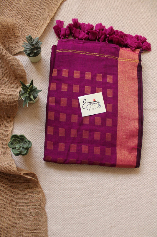 Magenta Meher Saree - Eternity by Sakshi