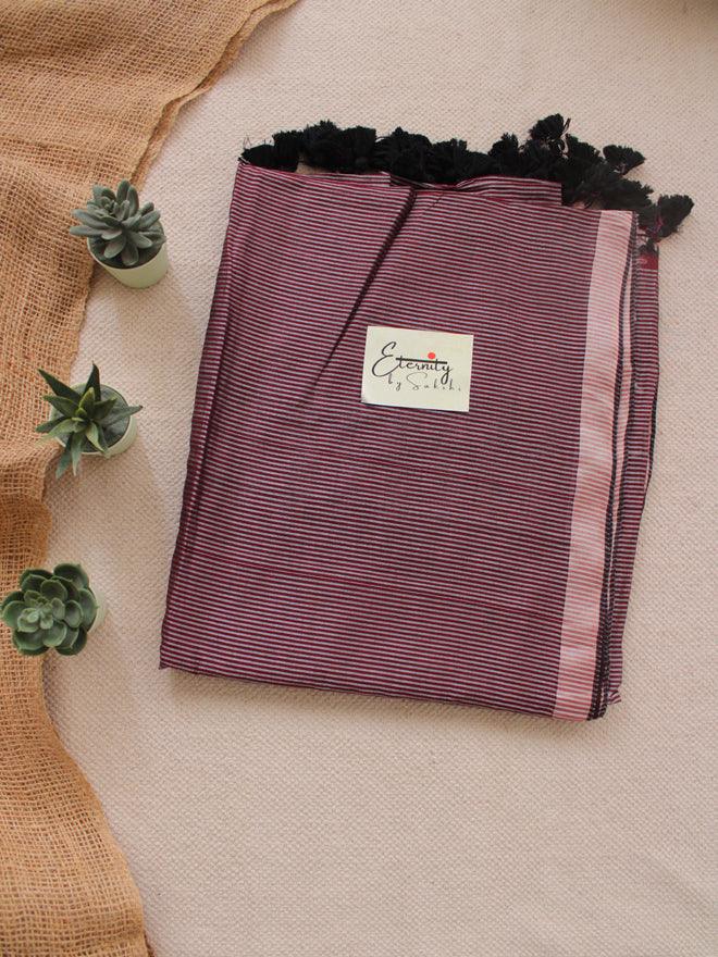 Maroon Sitara Saree - Eternity by Sakshi