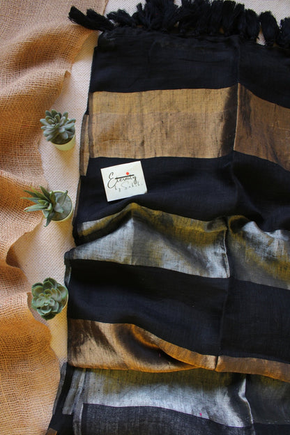Nayana Black Saree - Eternity by Sakshi