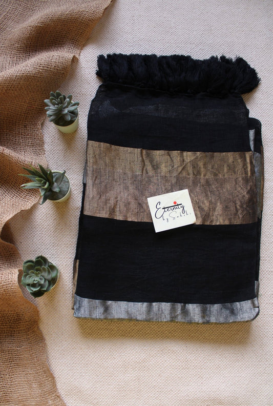 Nayana Black Saree - Eternity by Sakshi