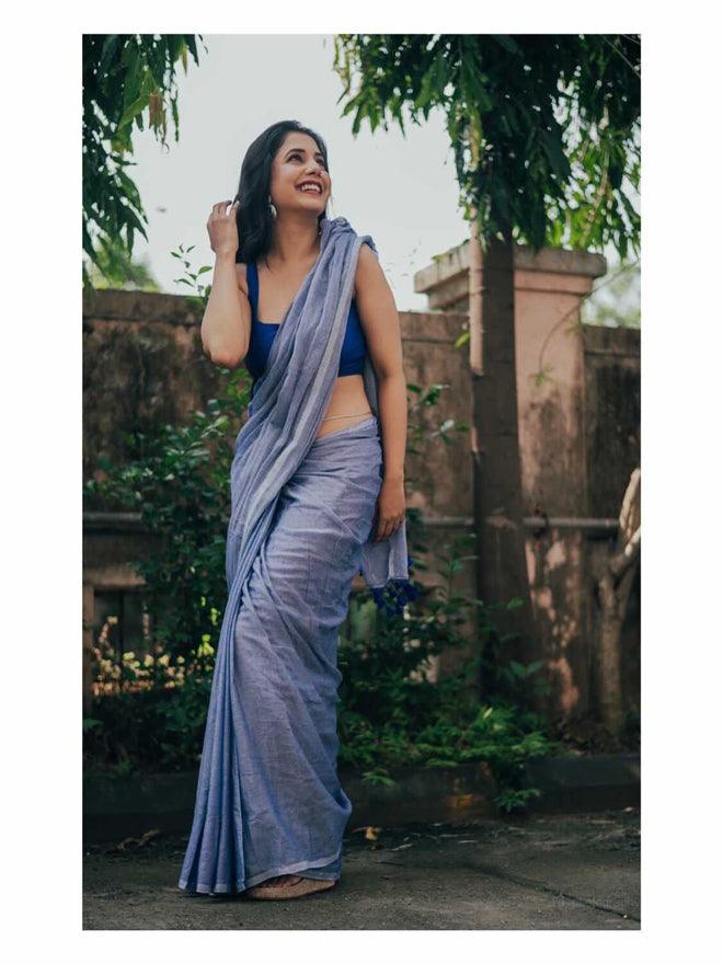 NEELAMBAR BREEZY SAREE - Eternity by Sakshi