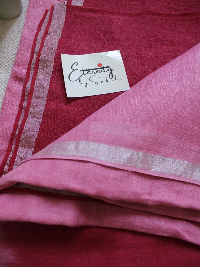 Peach Ombre Saree - Eternity by Sakshi