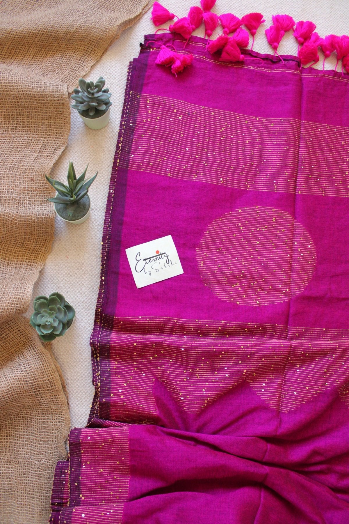 Pink Shakti saree - Eternity by Sakshi