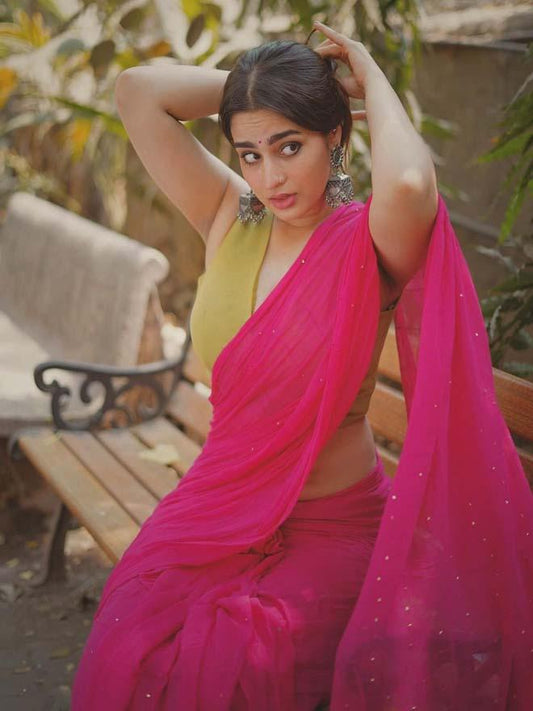 Pink Tara Saree - Eternity by Sakshi