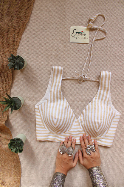 White Linen Blouse