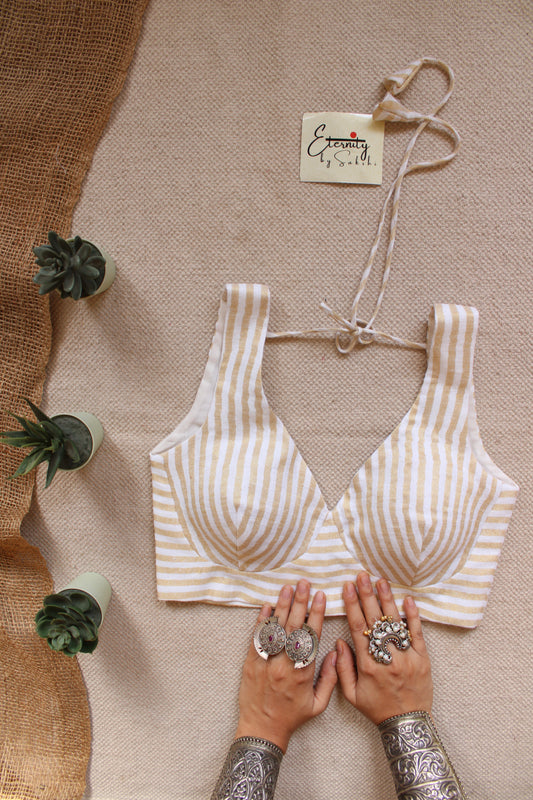 White Linen Blouse