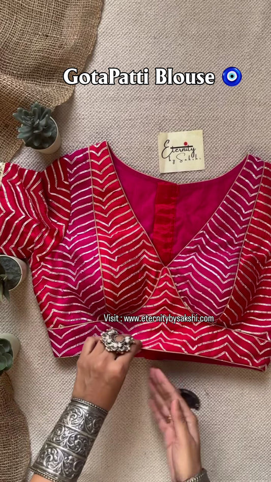 Rani Glow GotaPatti Blouse