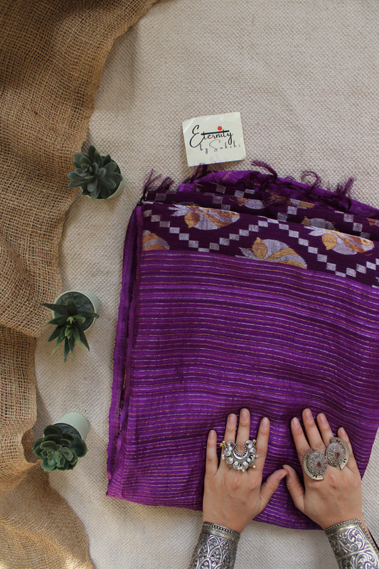 Purple Virasat Saree