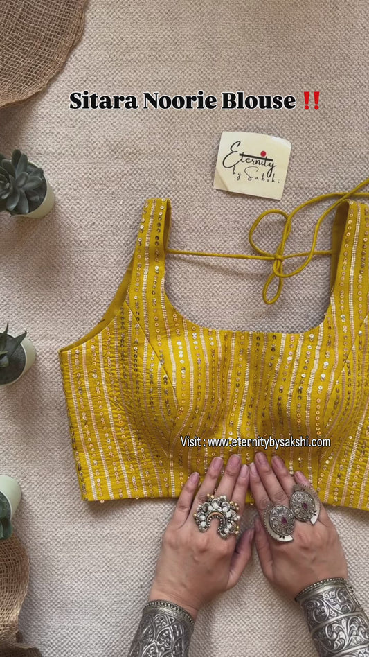 yellow Sitara Noorie Blouse