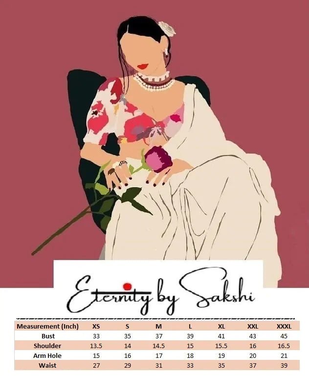 Purple Backless blouse - Eternity by Sakshi