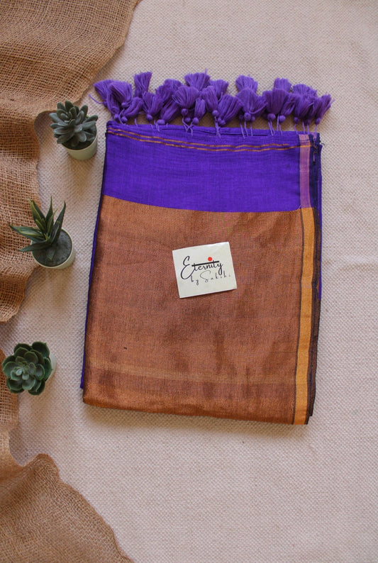 Purple Polka Saree - Eternity by Sakshi
