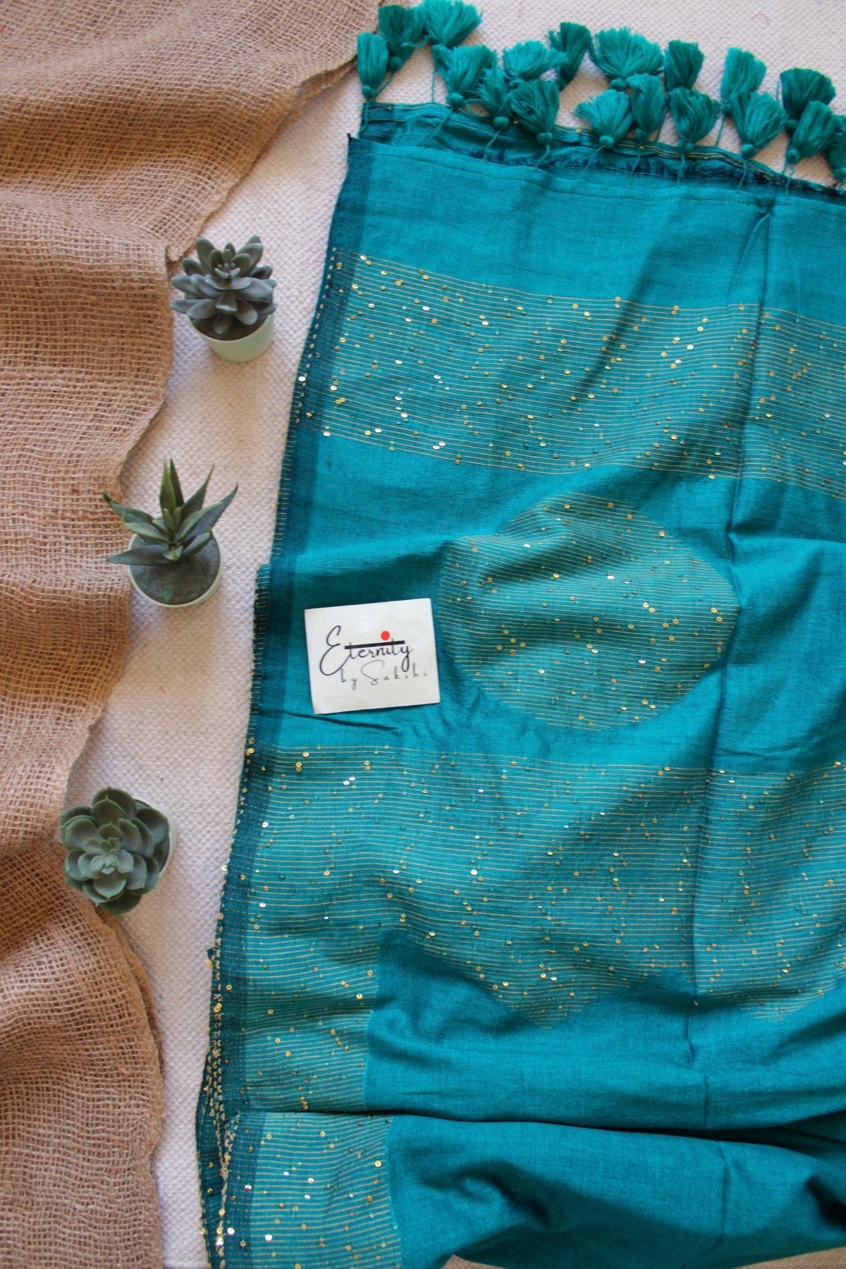 Rama Green Shakti saree - Eternity by Sakshi