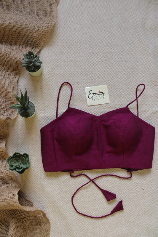 Rosy Backless blouse - Eternity by Sakshi