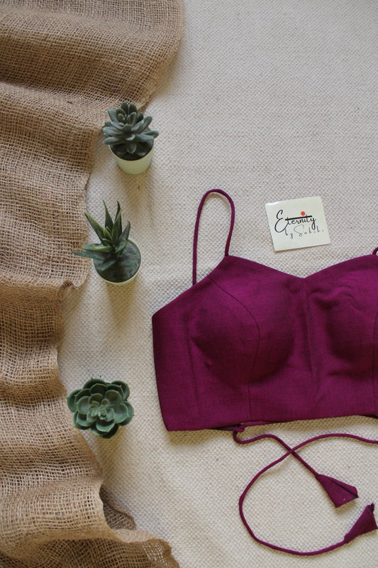 Rosy Backless blouse - Eternity by Sakshi