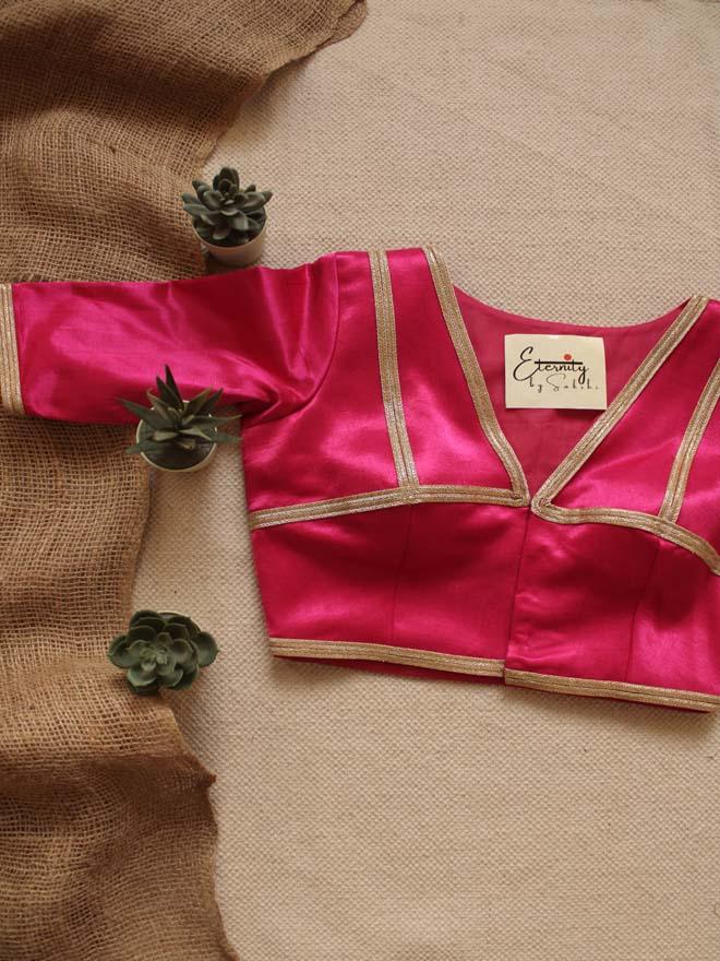 Royal Pink Blouse - Eternity by Sakshi