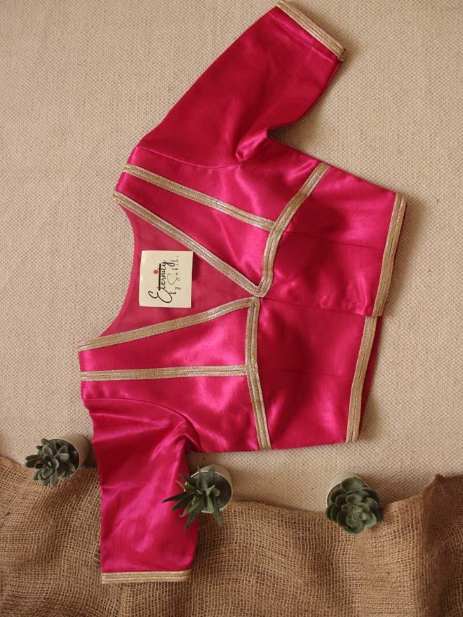 Royal Pink Blouse - Eternity by Sakshi