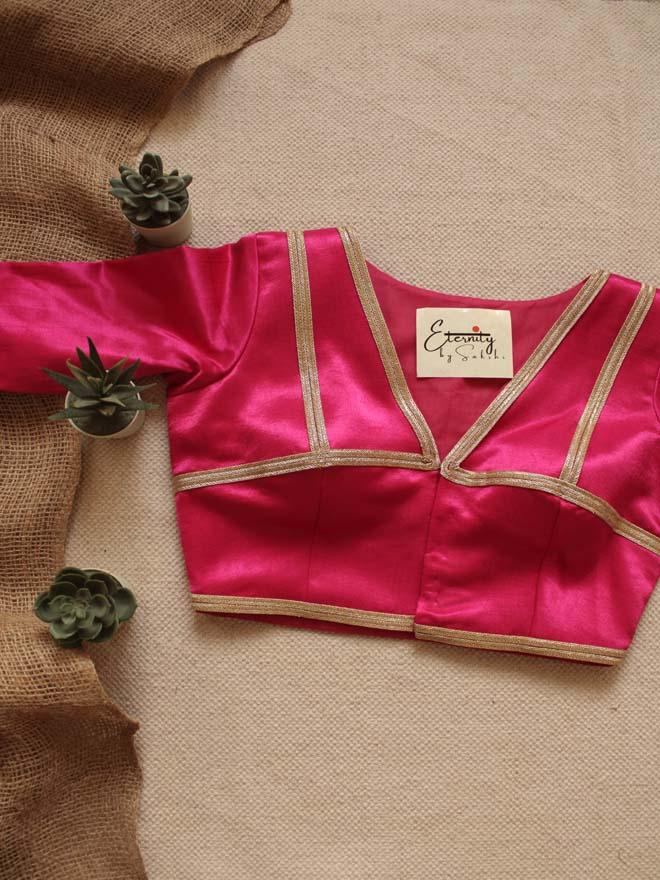 Royal Pink Blouse - Eternity by Sakshi