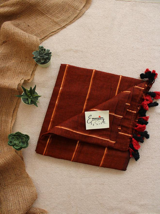 Rust Suti Saree - Eternity by Sakshi