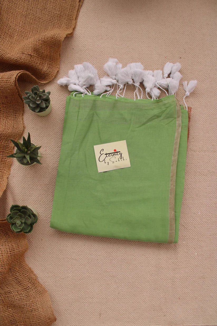 The Forest Saree + Brown Madhubala Blouse Combo - Eternity by Sakshi