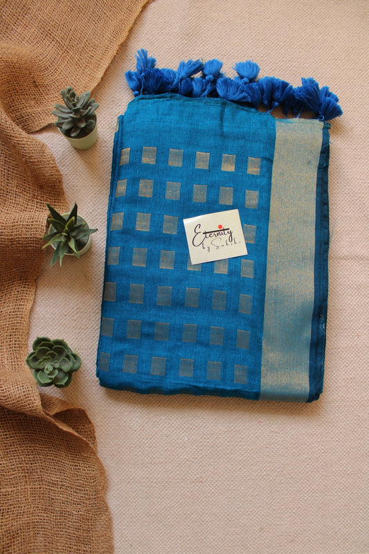 Turkish Blue Meher Saree - Eternity by Sakshi