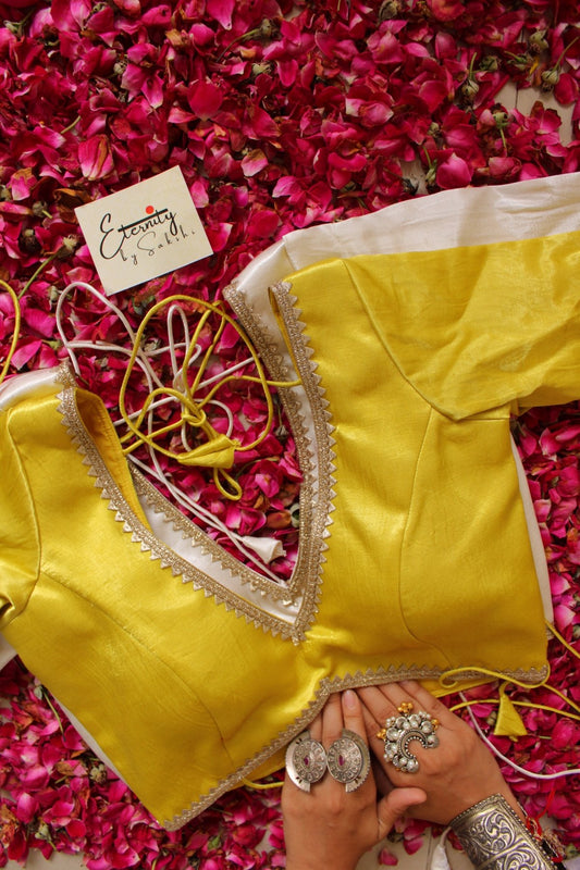 Yellow Radhika Blouse - Eternity by Sakshi