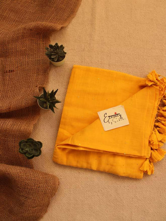 Yellow Tara Saree - Eternity by Sakshi