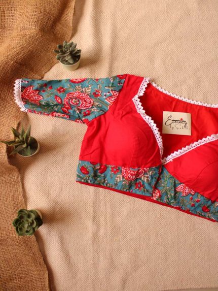 red scarlet blouse